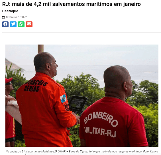 RJ: mais de 4,2 mil salvamentos marítimos em janeiro – Enfoco
