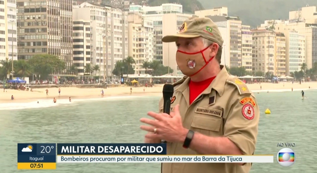 Bombeiros realizam mais de mil salvamentos marítimos no feriadão – TV Globo (Bom Dia Rio)