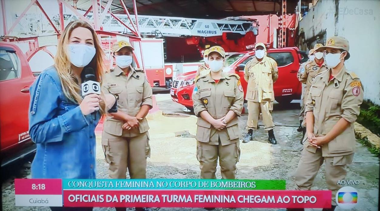 Mulheres assumem comando de grupamentos operacionais do CBMERJ – TV Globo (É De Casa)