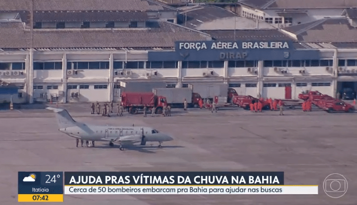 Ajuda para vítima de chuva na Bahia – Rede Globo (Bom Dia Rio)