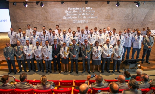 Corpo de Bombeiros do Rio forma turmas do MBA Executivo em Gestão Estratégica e Operacional