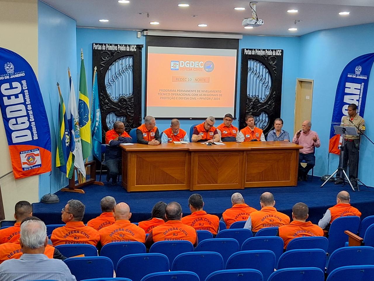 Programa Permanente de Nivelamento Técnico Operacional reúne agentes de defesa civil do estado do Rio ⁣