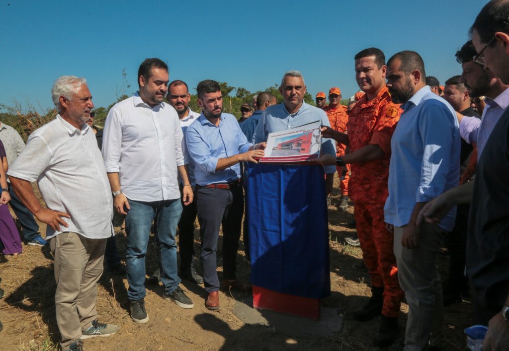 Governo do Estado lança pedra fundamental de novo quartel do Corpo de Bombeiros RJ em Campos dos Goytacazes